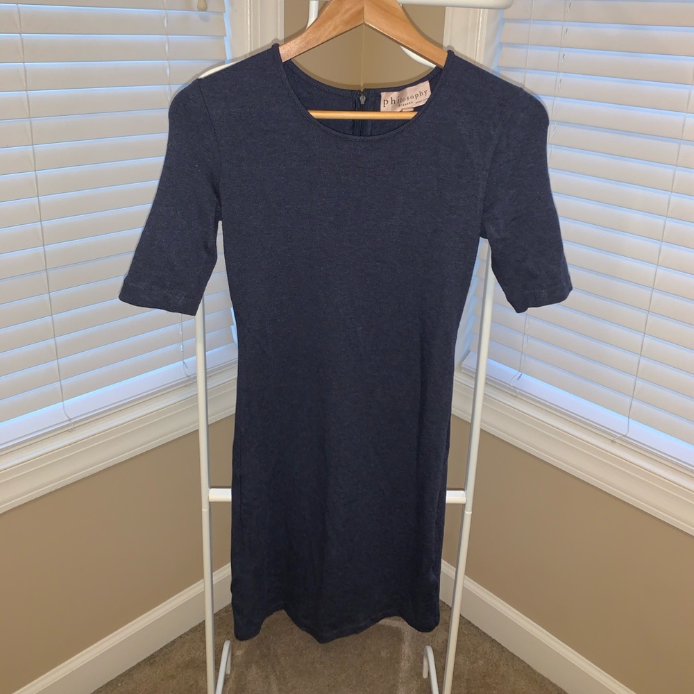 Philosophy Bodycon Navy dress
